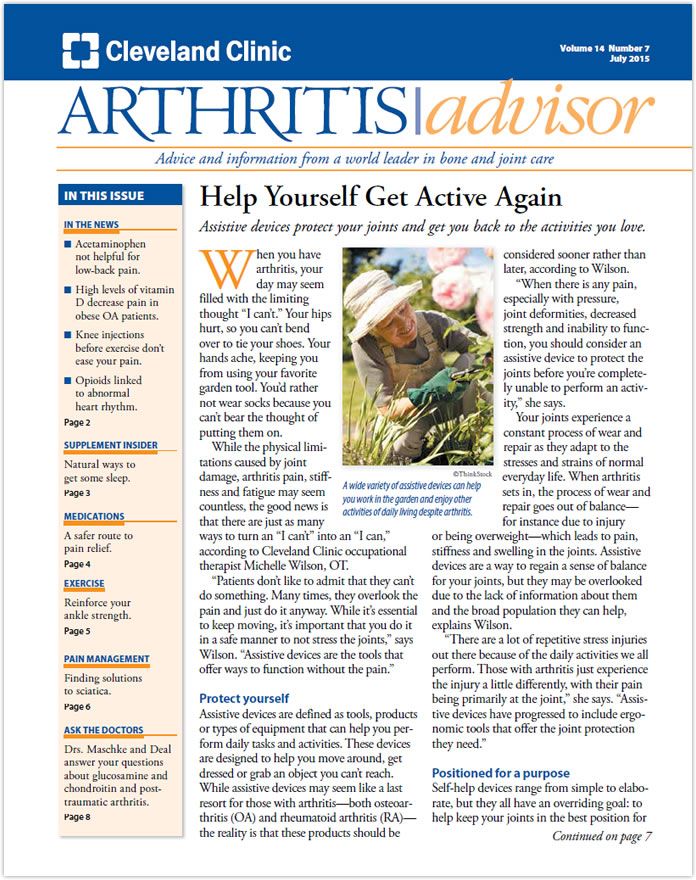 Download The Full Issue PDF Arthritis Advisor