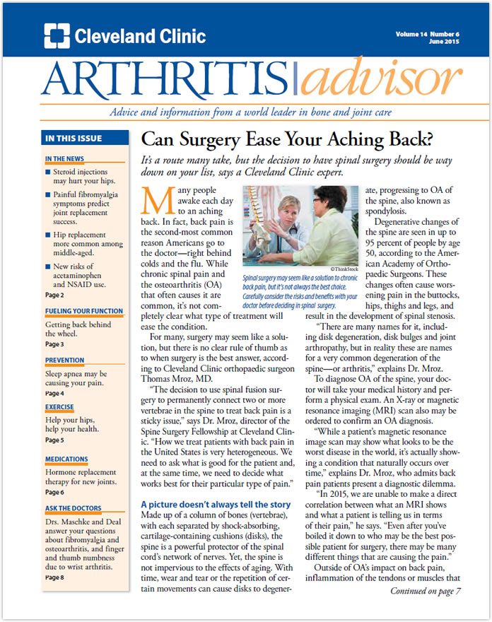Download The Full Issue PDF Arthritis Advisor