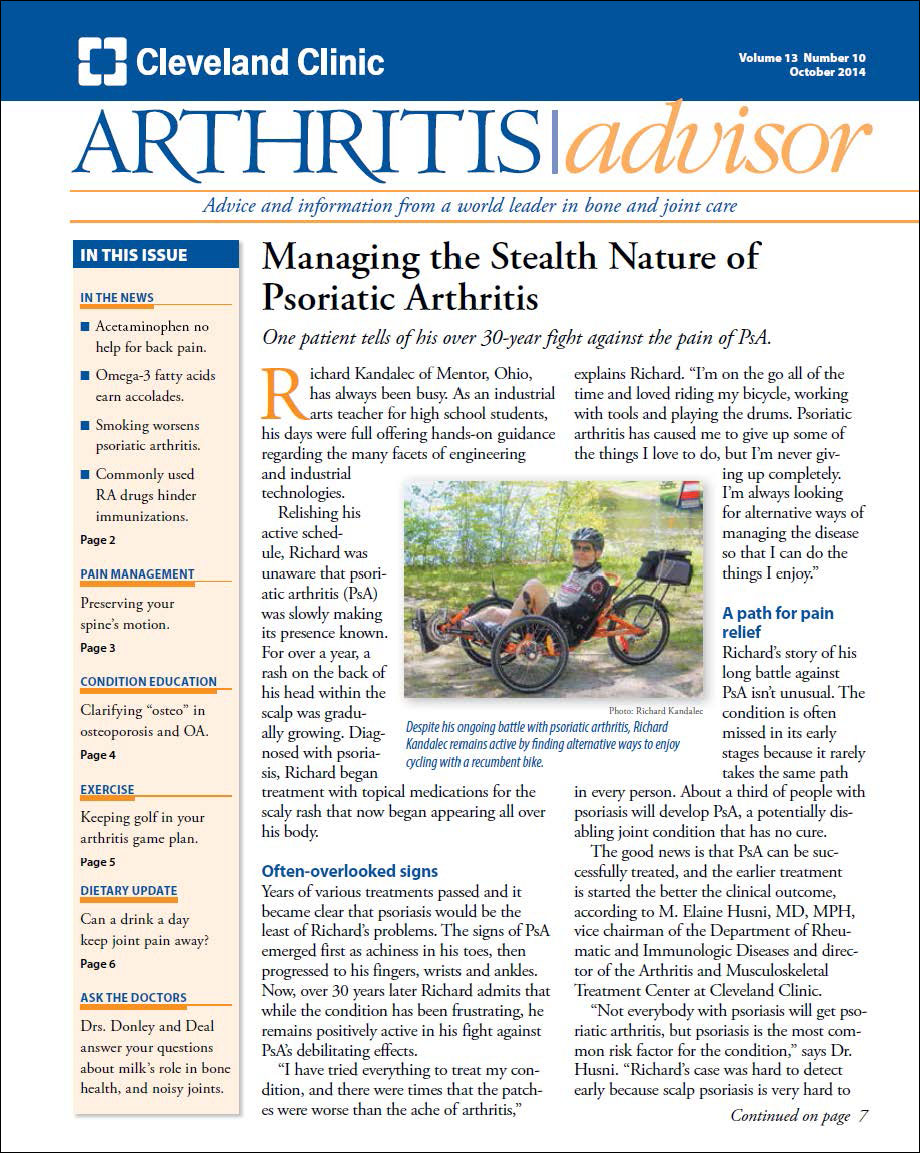 Download The Full Issue PDF Arthritis Advisor