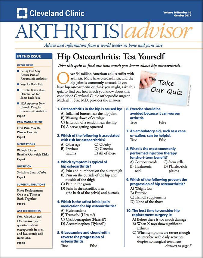 Download The Full October 2017 Issue PDF Arthritis Advisor