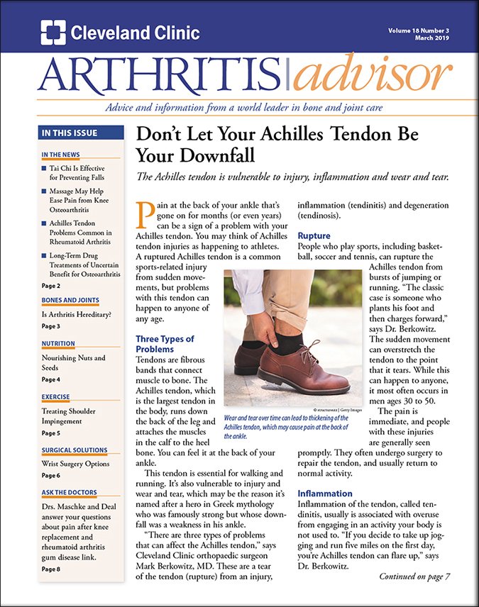 Download The Full March 2019 Issue PDF Arthritis Advisor